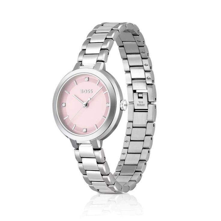 Relogio Classico Rosa